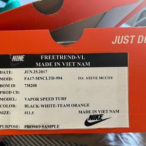 Nike Cleats- Vapor Speed Turf